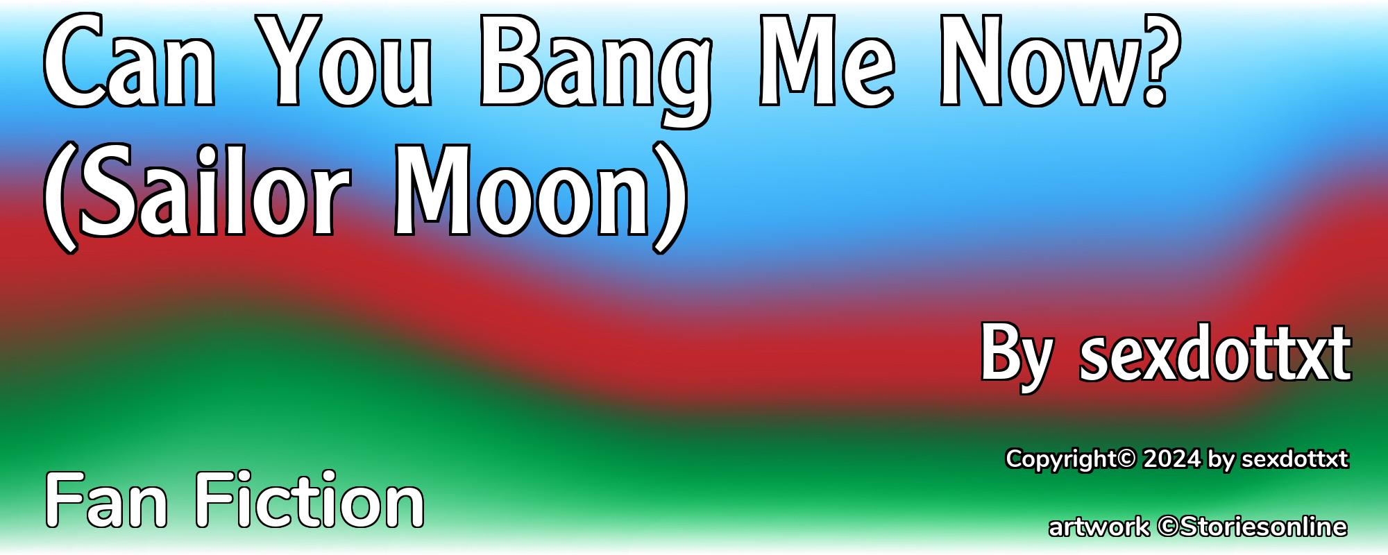 Can You Bang Me Now? (Sailor Moon) - Cover