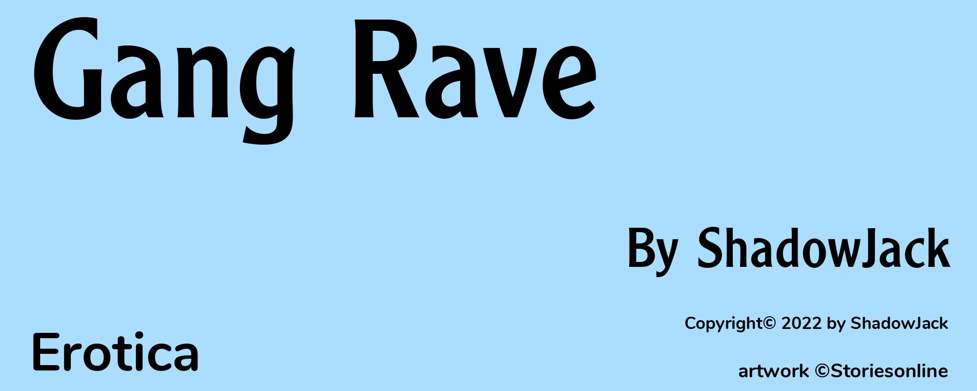 Gang Rave - Cover