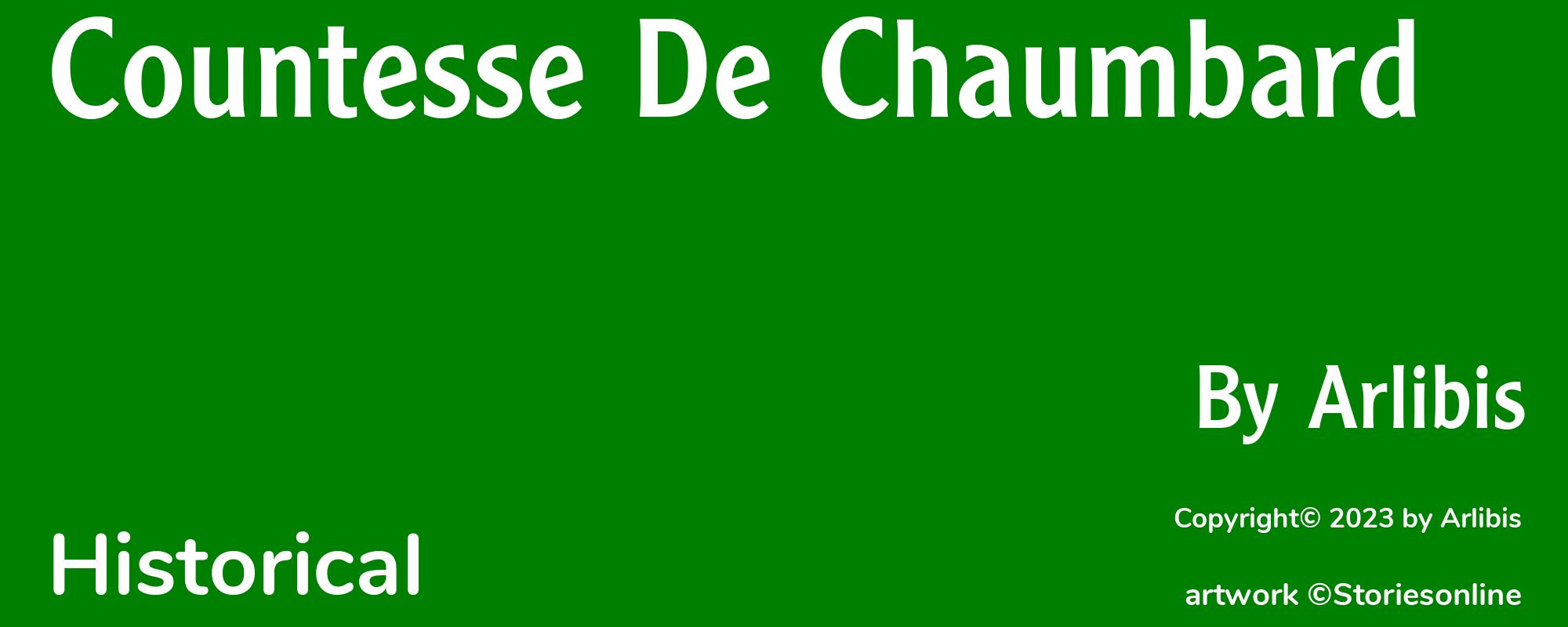 Countesse De Chaumbard - Cover