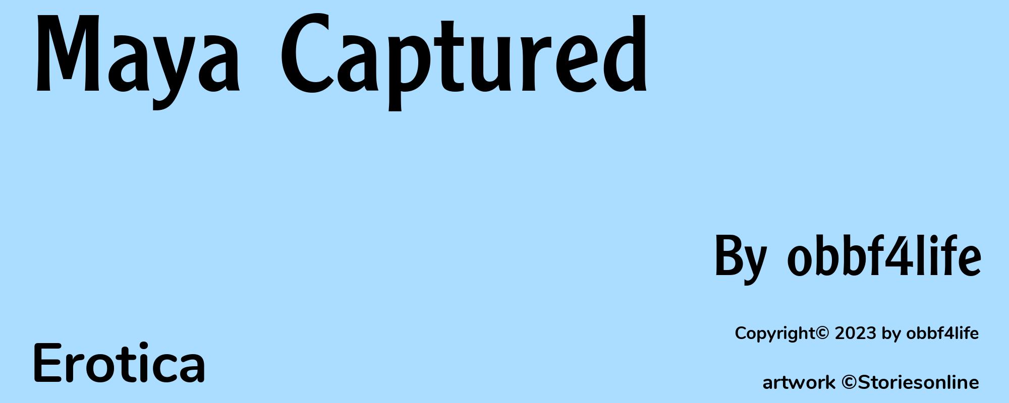 Maya Captured - Cover