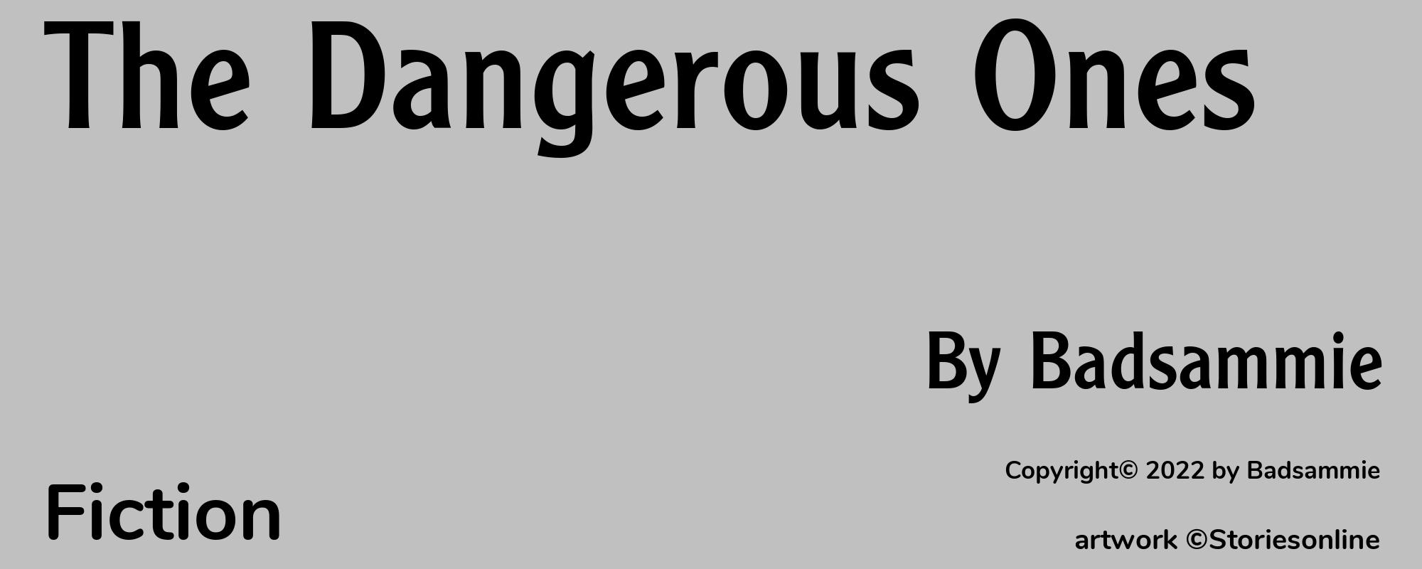 The Dangerous Ones - Cover