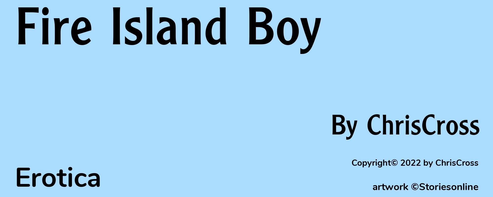 Fire Island Boy - Cover