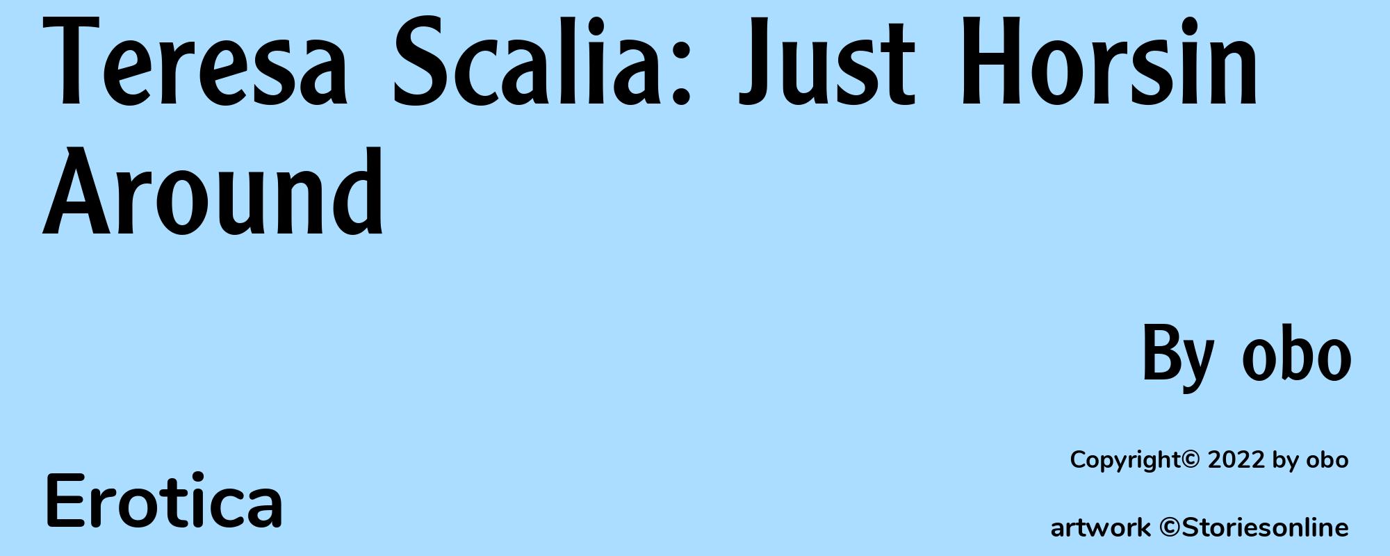 Teresa Scalia: Just Horsin Around - Cover