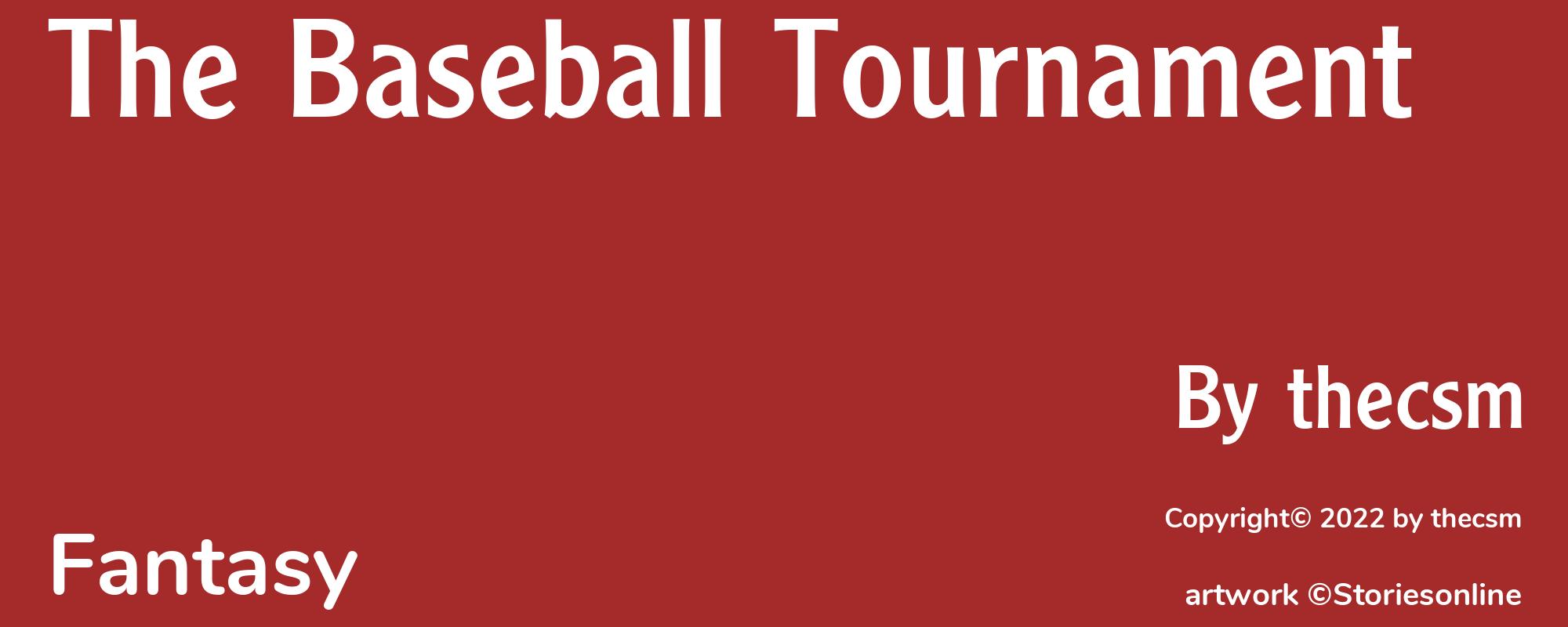 The Baseball Tournament - Cover