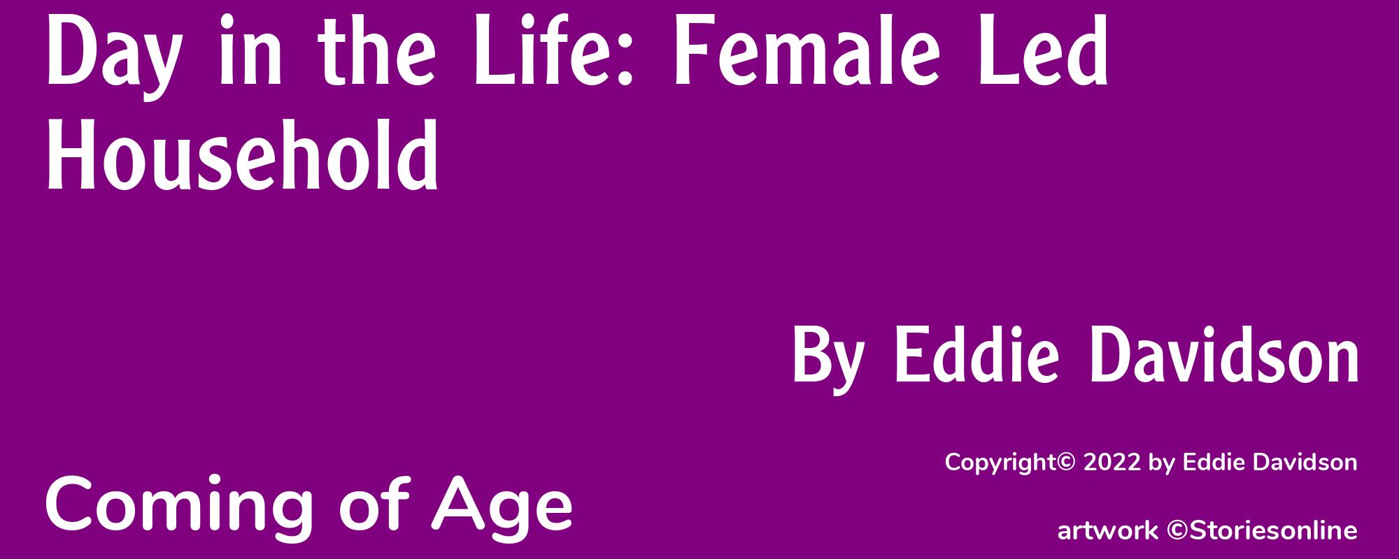 Day in the Life: Female Led Household - Cover