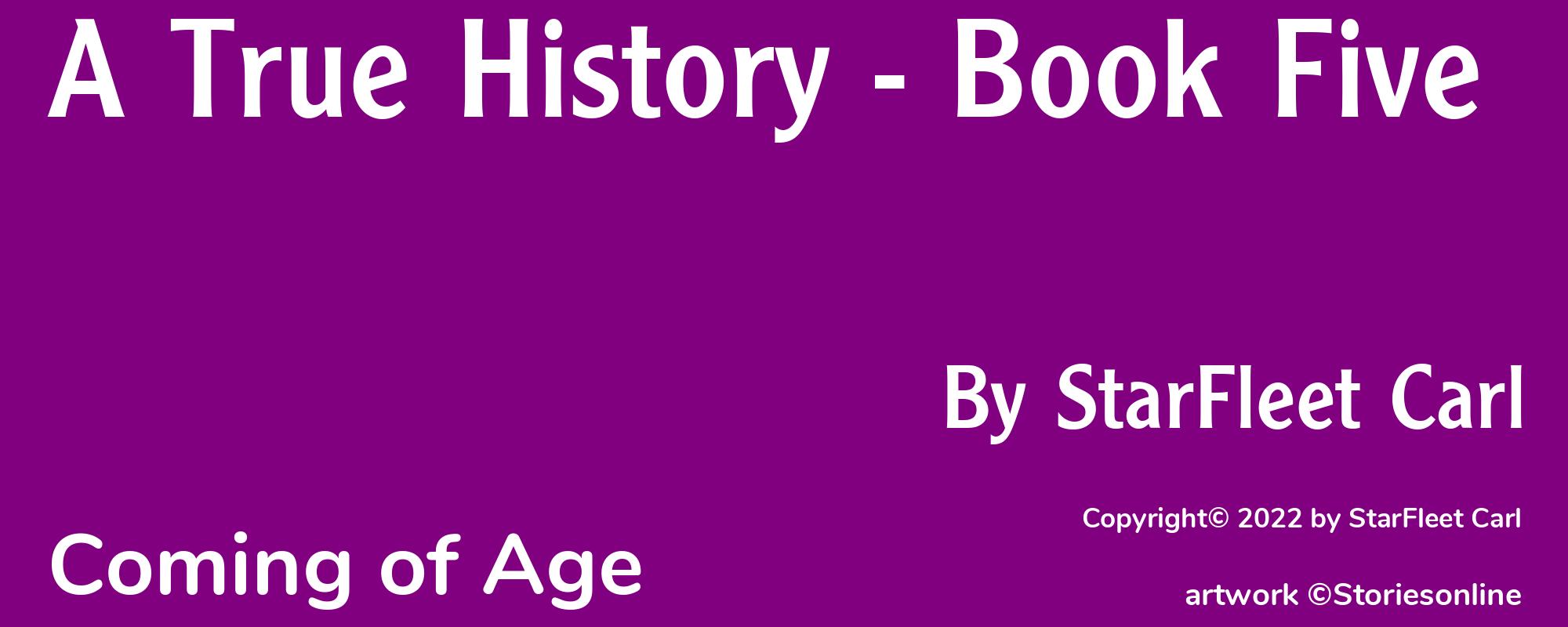 A True History - Book Five - Cover