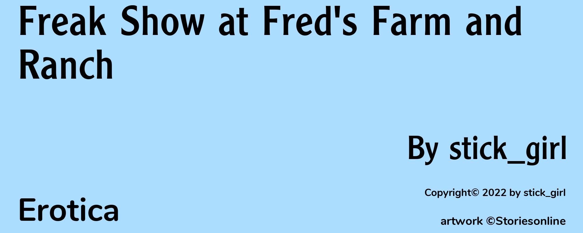 Freak Show at Fred's Farm and Ranch - Cover