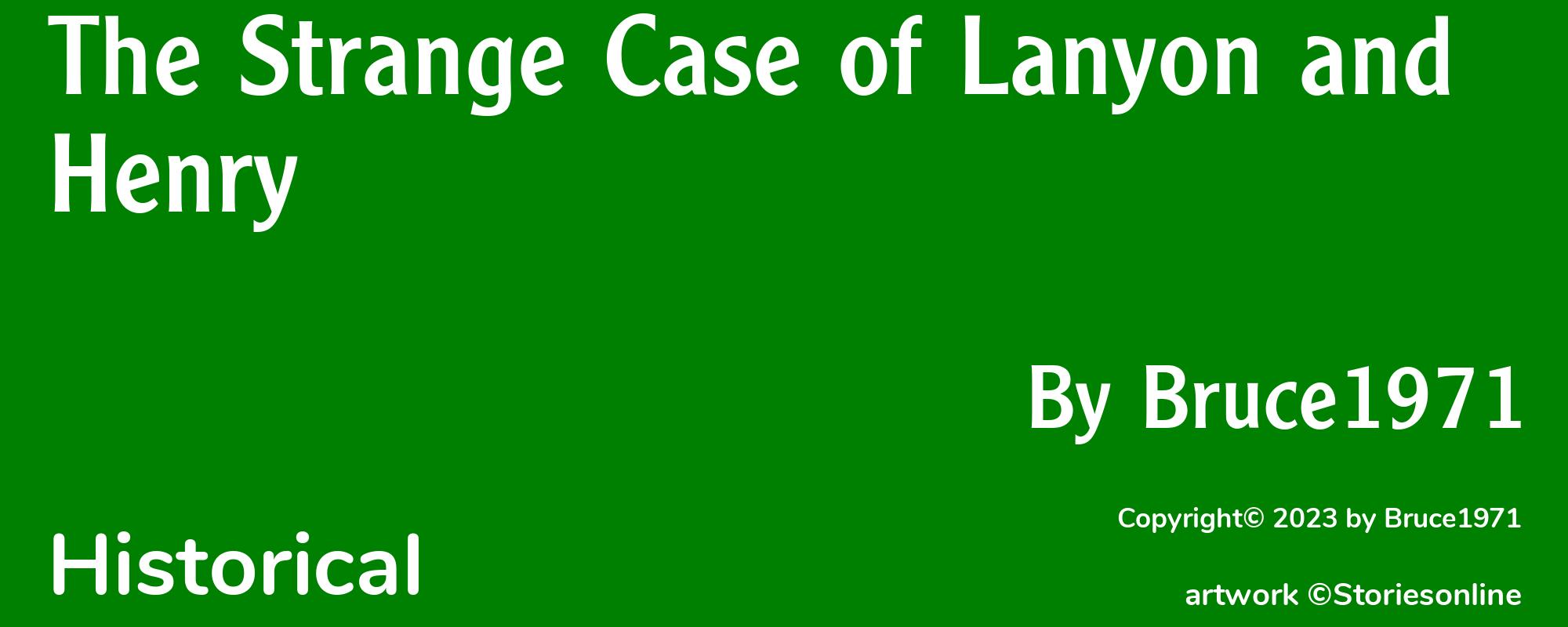 The Strange Case of Lanyon and Henry - Cover