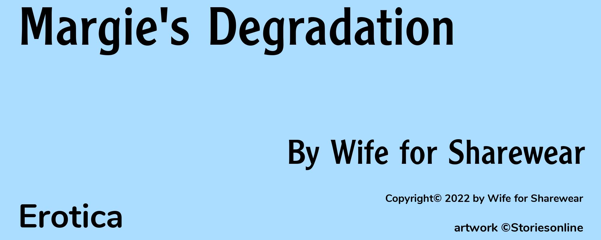 Margie's Degradation - Cover
