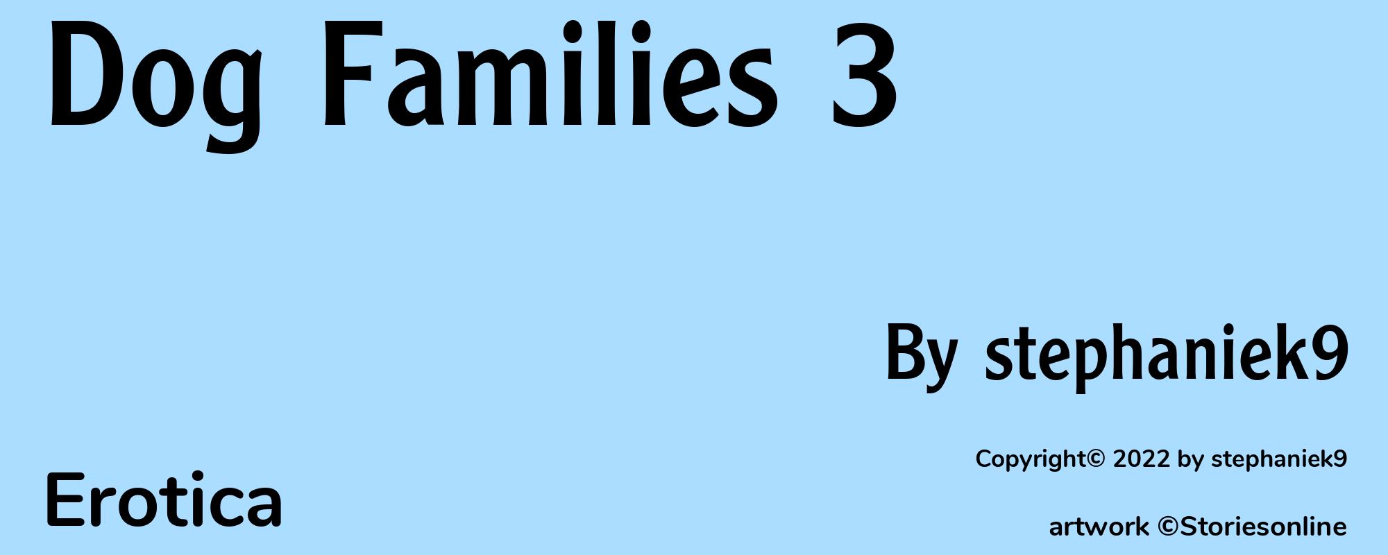 Dog Families 3 - Cover