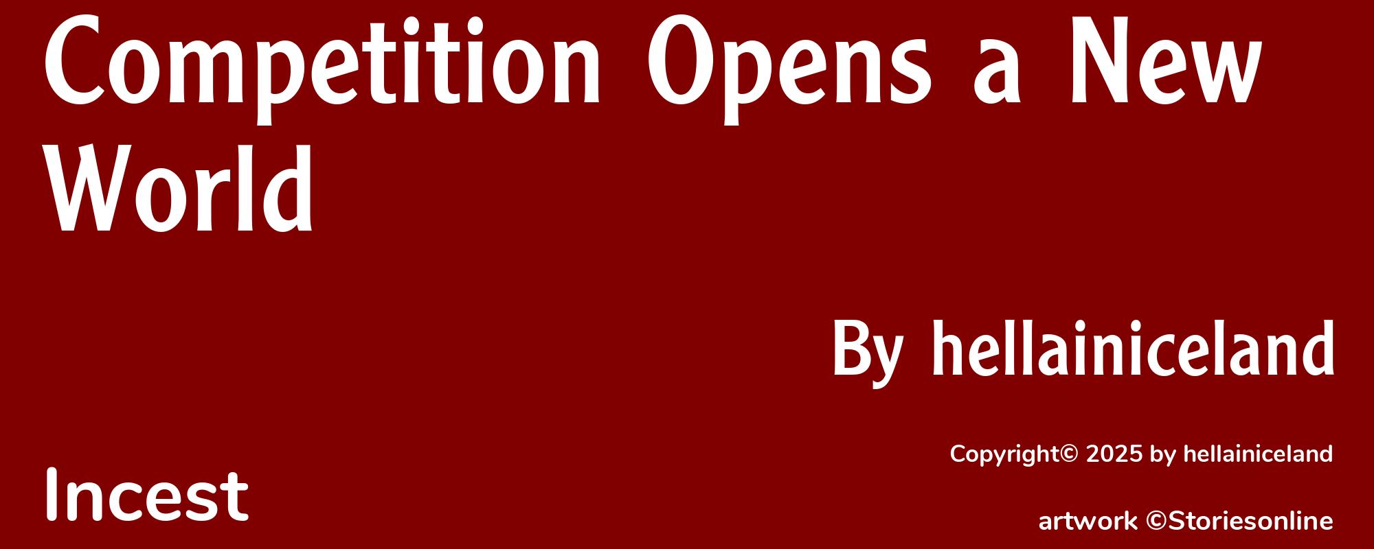 Competition Opens a New World - Cover