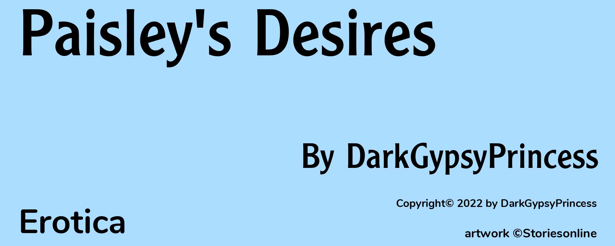 Paisley's Desires - Cover