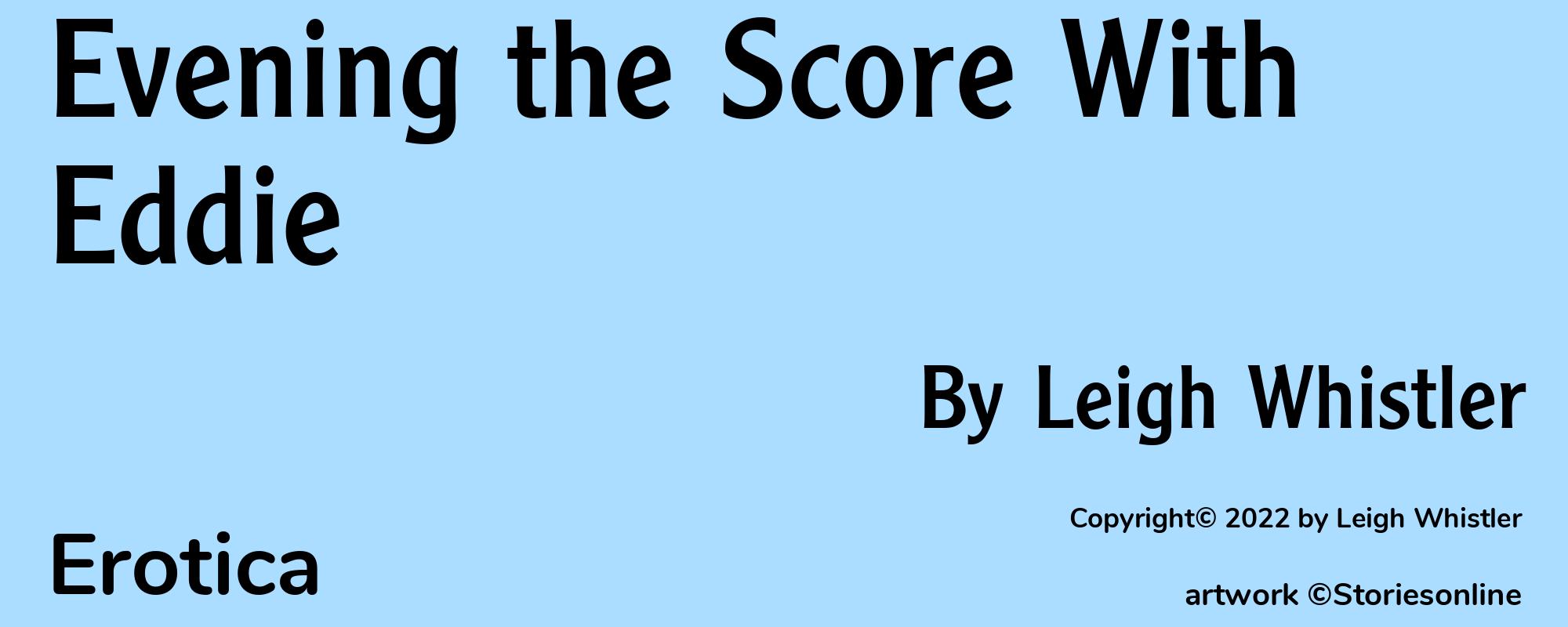 Evening the Score With Eddie - Cover