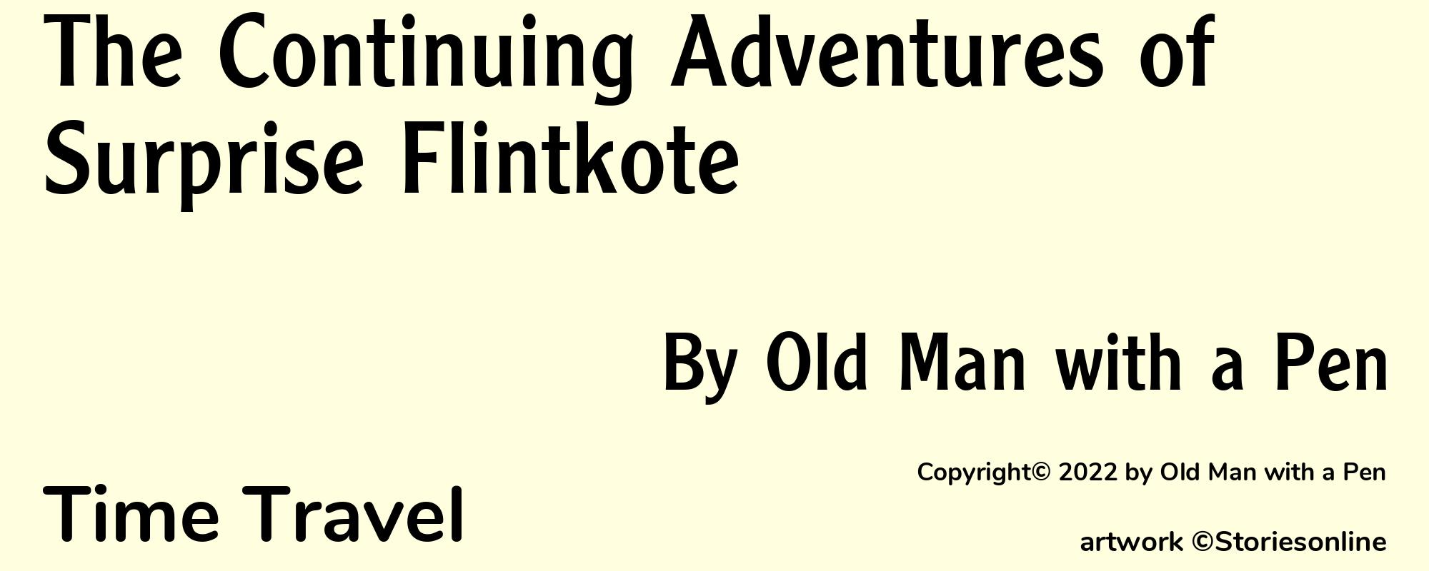 The Continuing Adventures of Surprise Flintkote - Cover