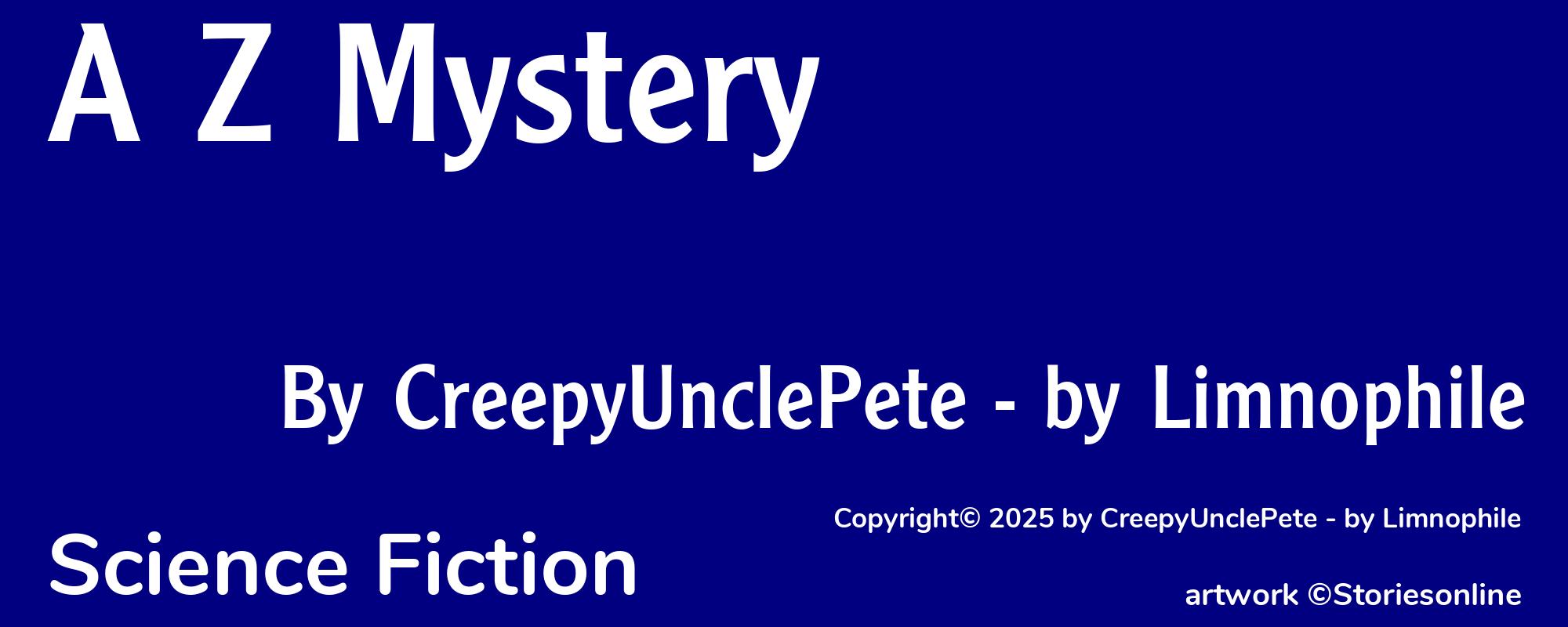 A Z Mystery - Cover