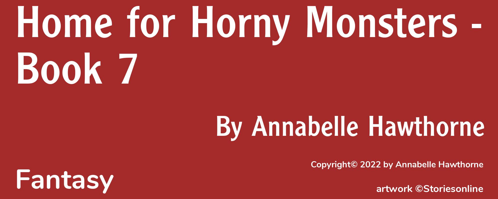 Home for Horny Monsters - Book 7 - Cover