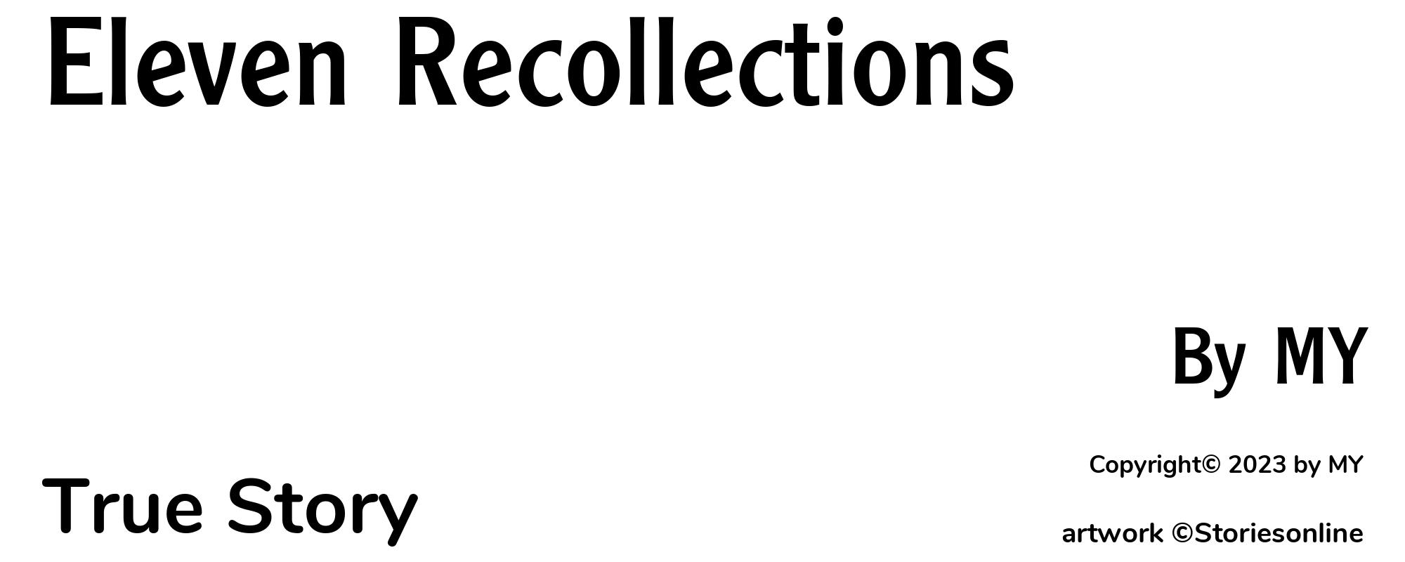 Eleven Recollections - Cover