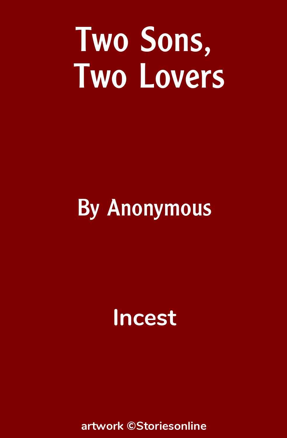 Incest Sex Story: Two Sons, Two Lovers: Chapter 6 by Anonymous