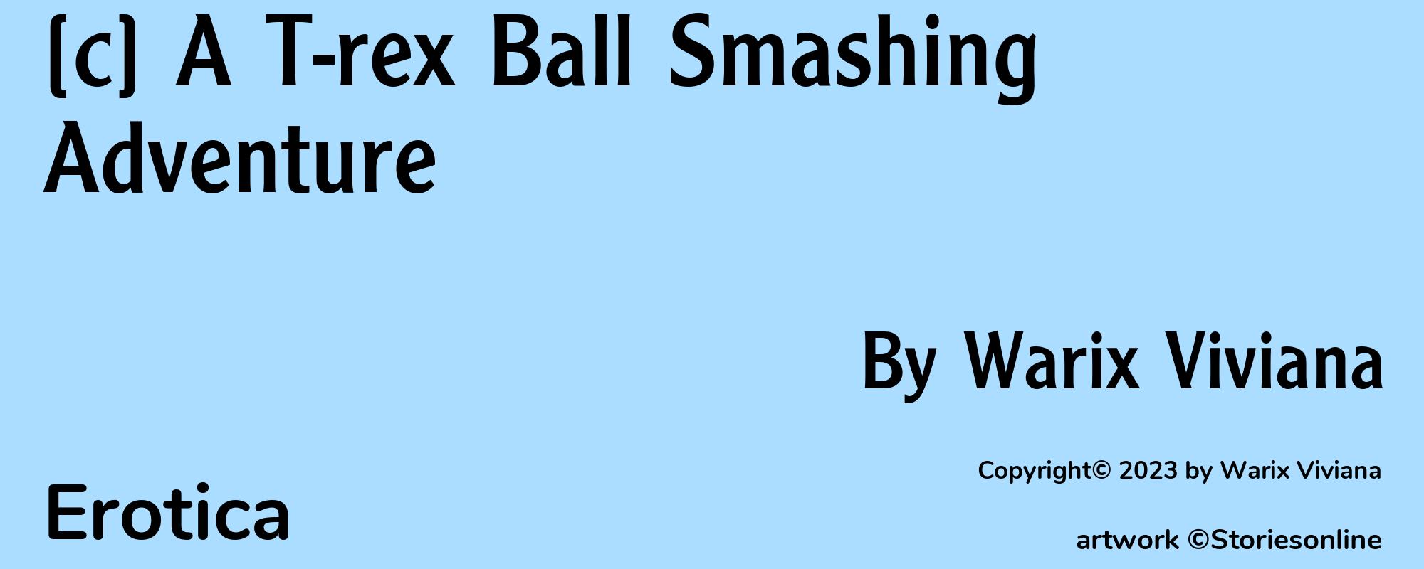 [c] A T-rex Ball Smashing Adventure - Cover
