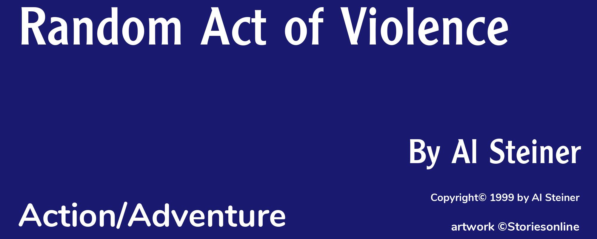 Random Act of Violence - Cover