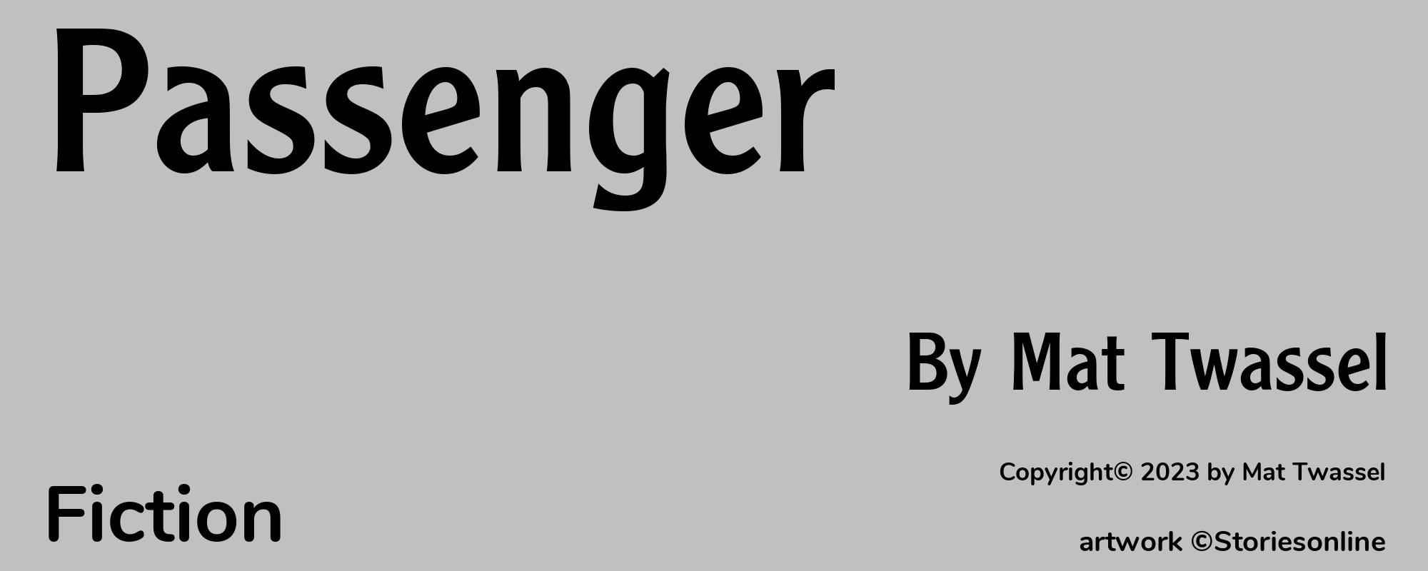 Passenger - Cover