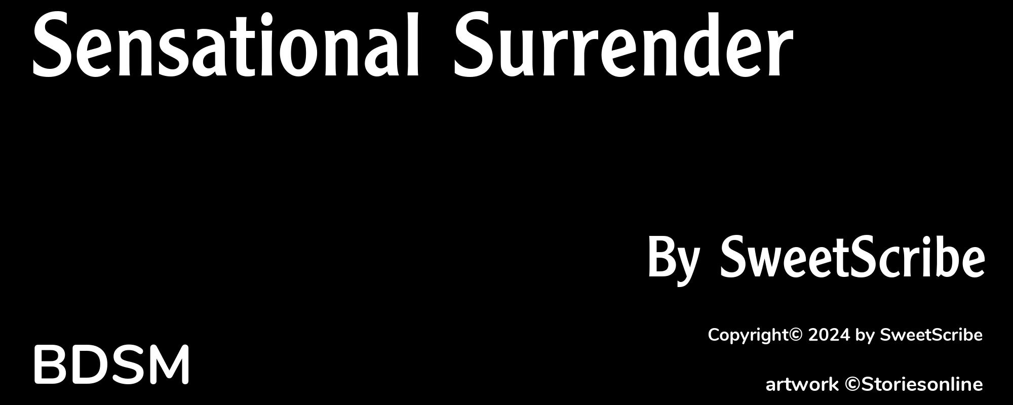 Sensational Surrender - Cover