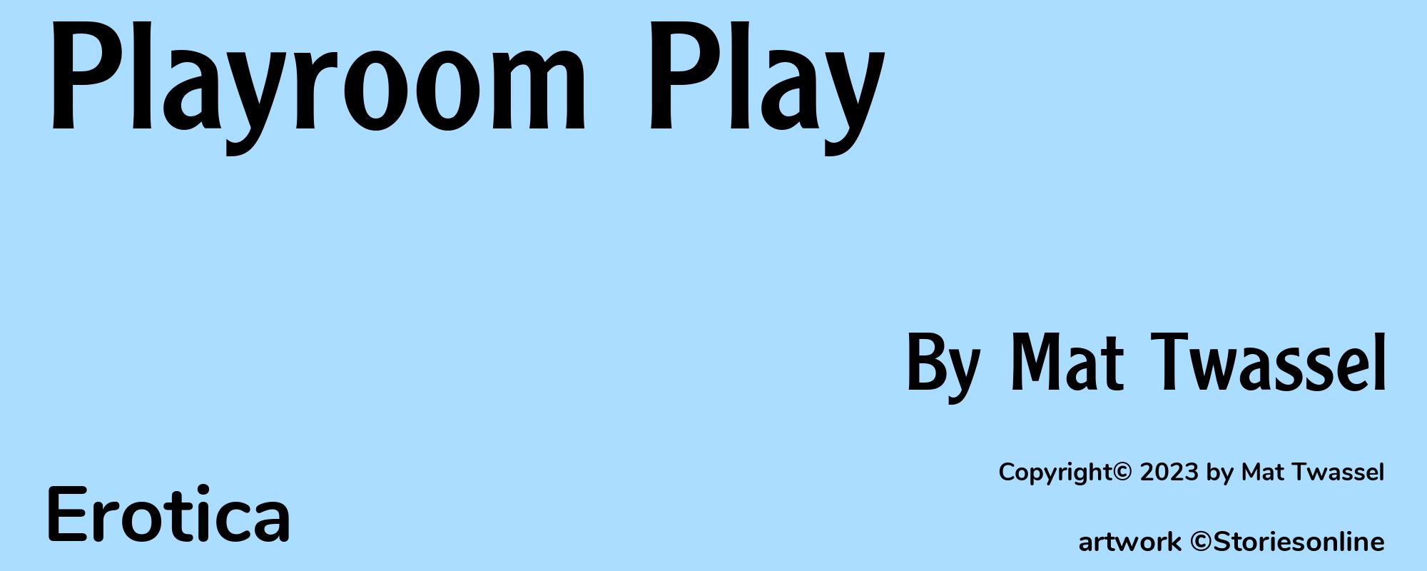 Playroom Play - Cover