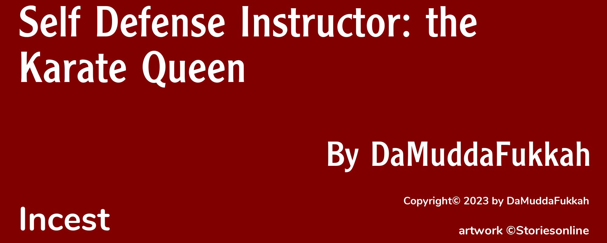 Self Defense Instructor: the Karate Queen - Cover