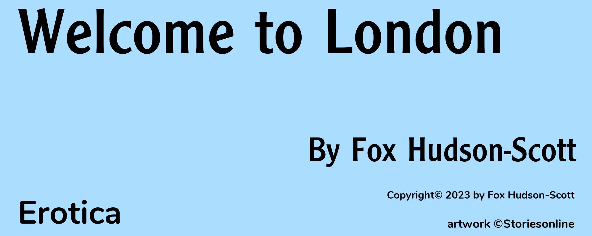 Welcome to London - Cover