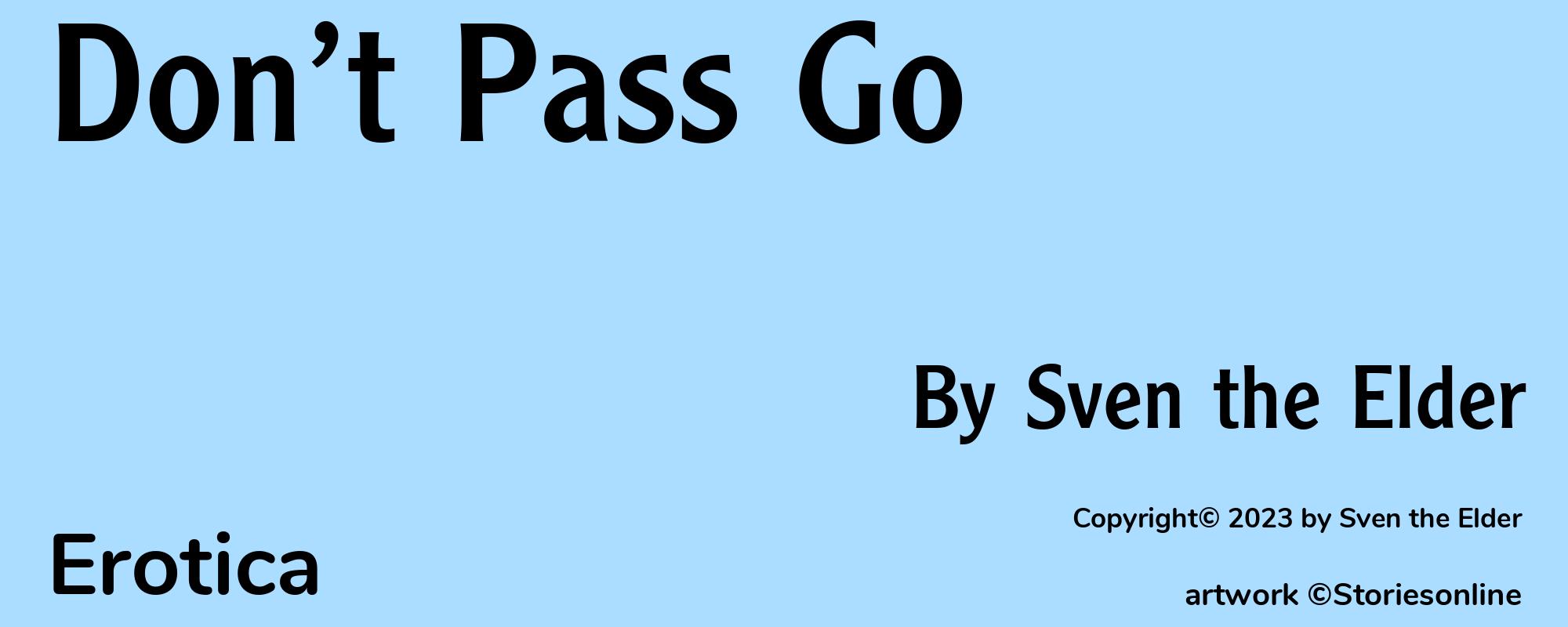 Don’t Pass Go - Cover