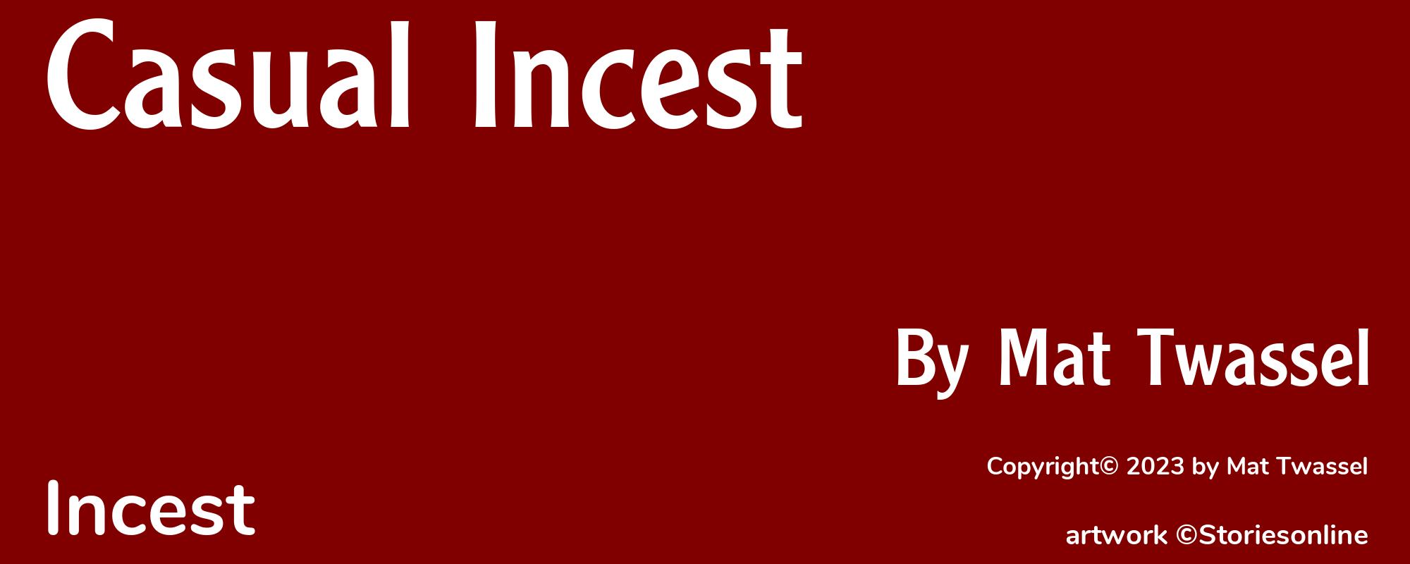 Casual Incest - Cover