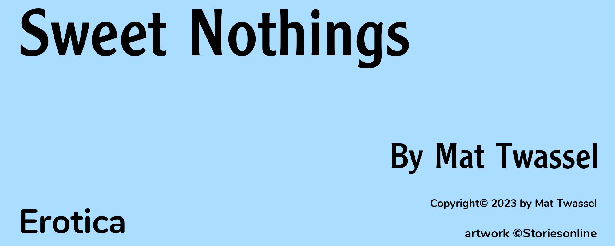 Sweet Nothings - Cover