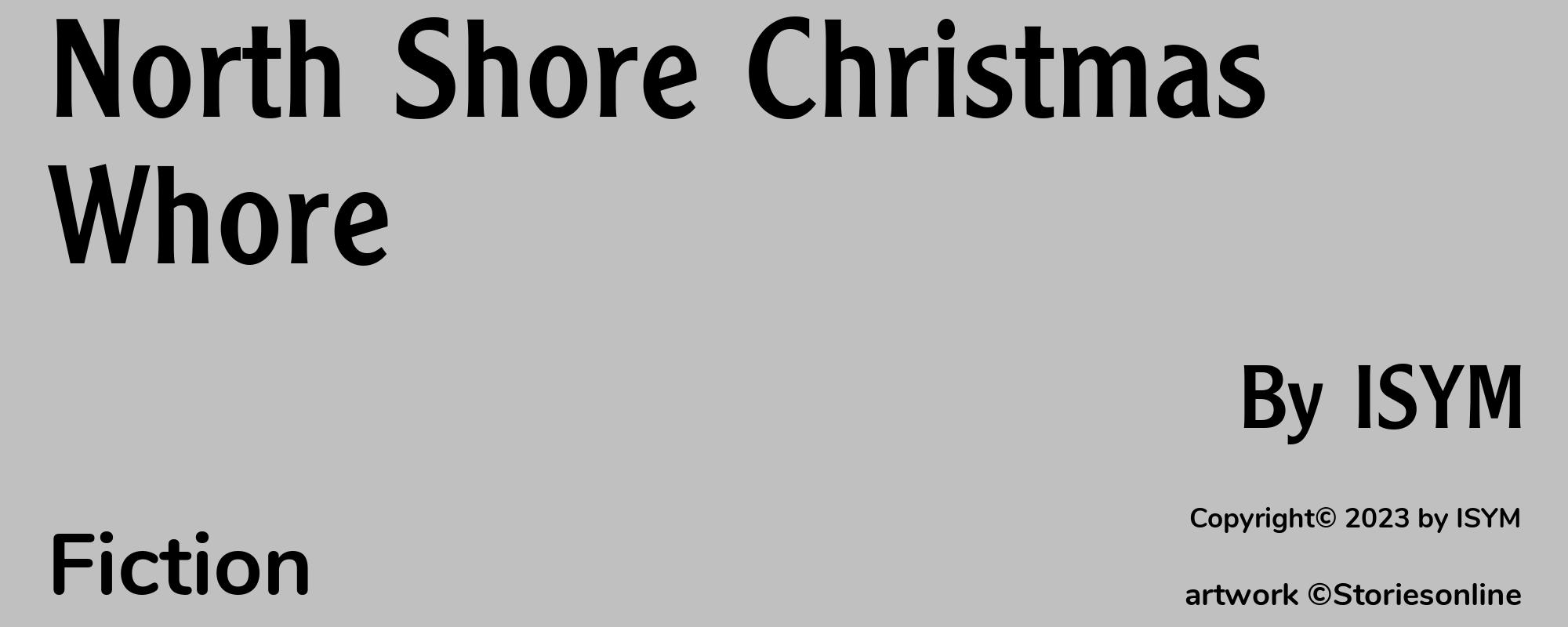 North Shore Christmas Whore - Cover