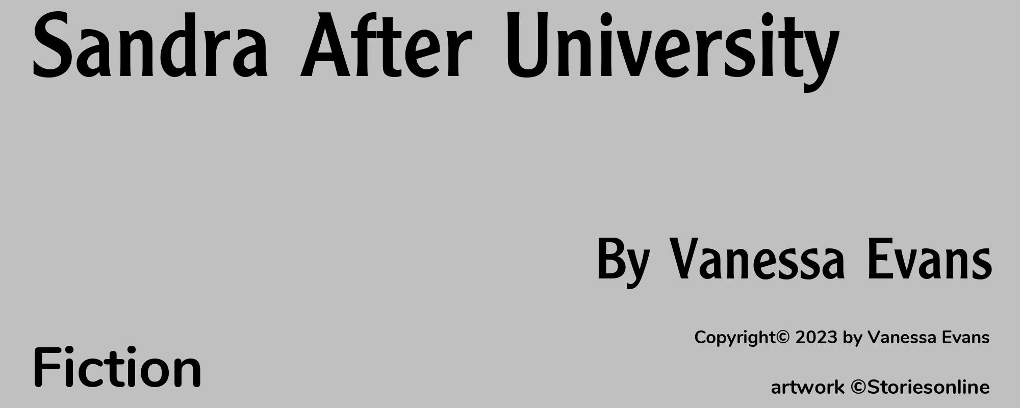 Sandra After University - Cover