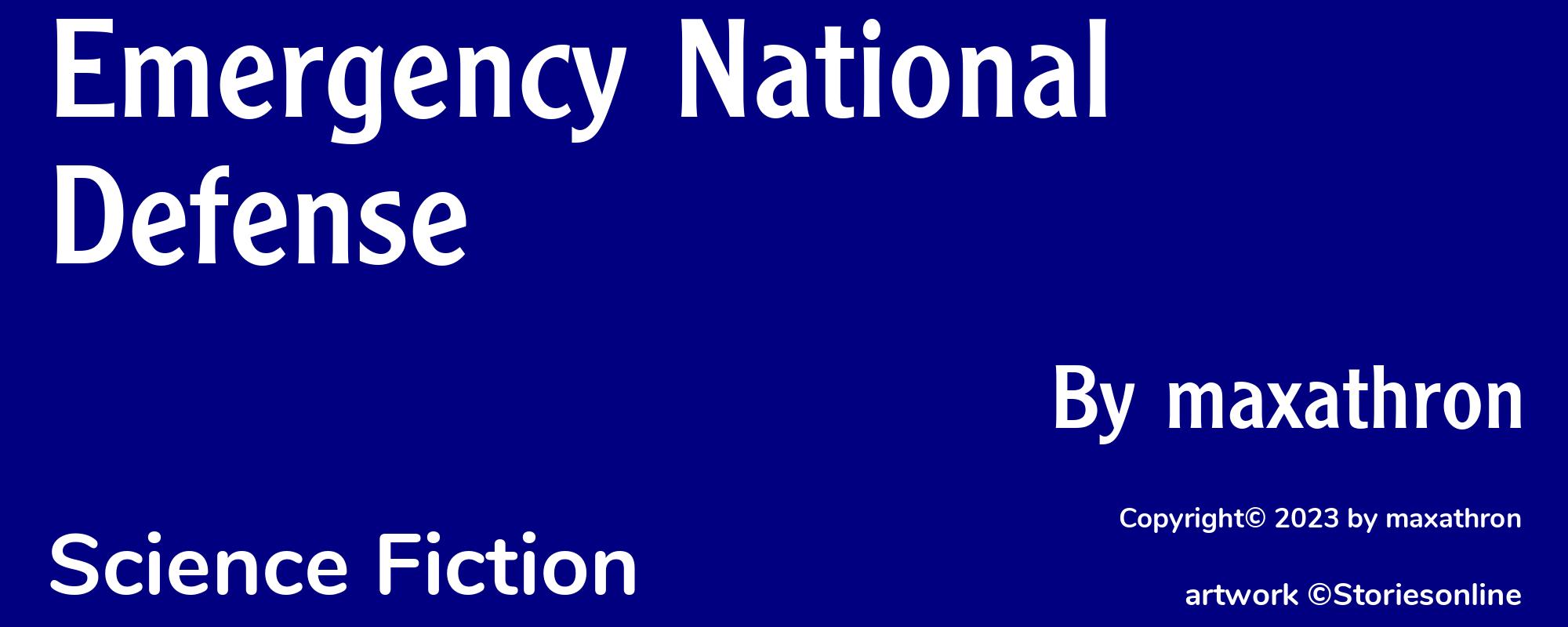 Emergency National Defense - Cover