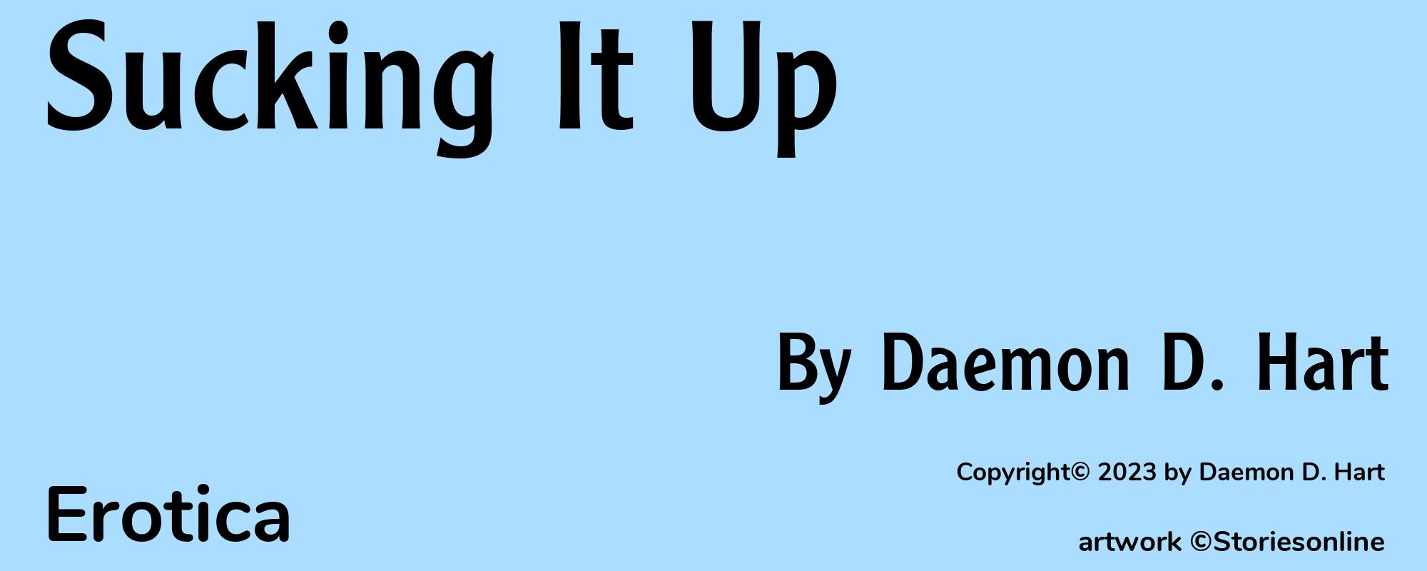 Sucking It Up - Cover