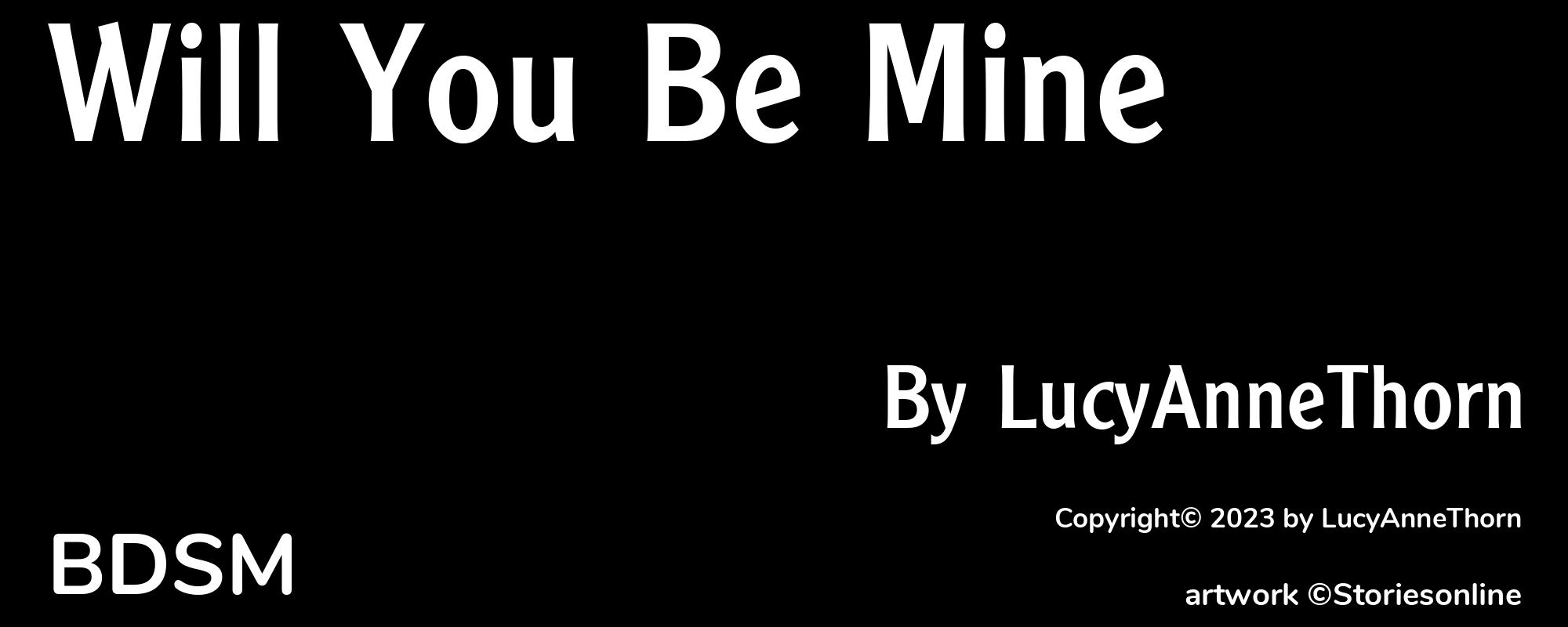 Will You Be Mine - Cover