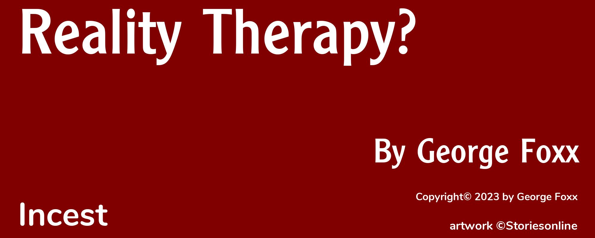 Reality Therapy? - Cover