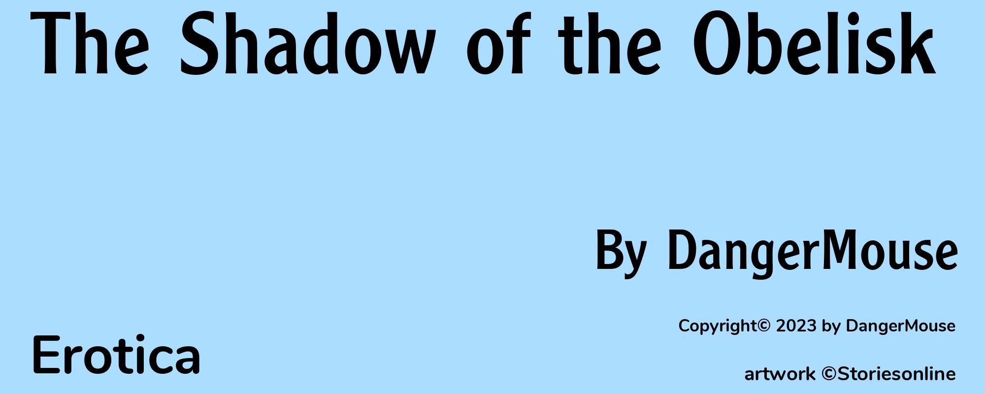 The Shadow of the Obelisk - Cover