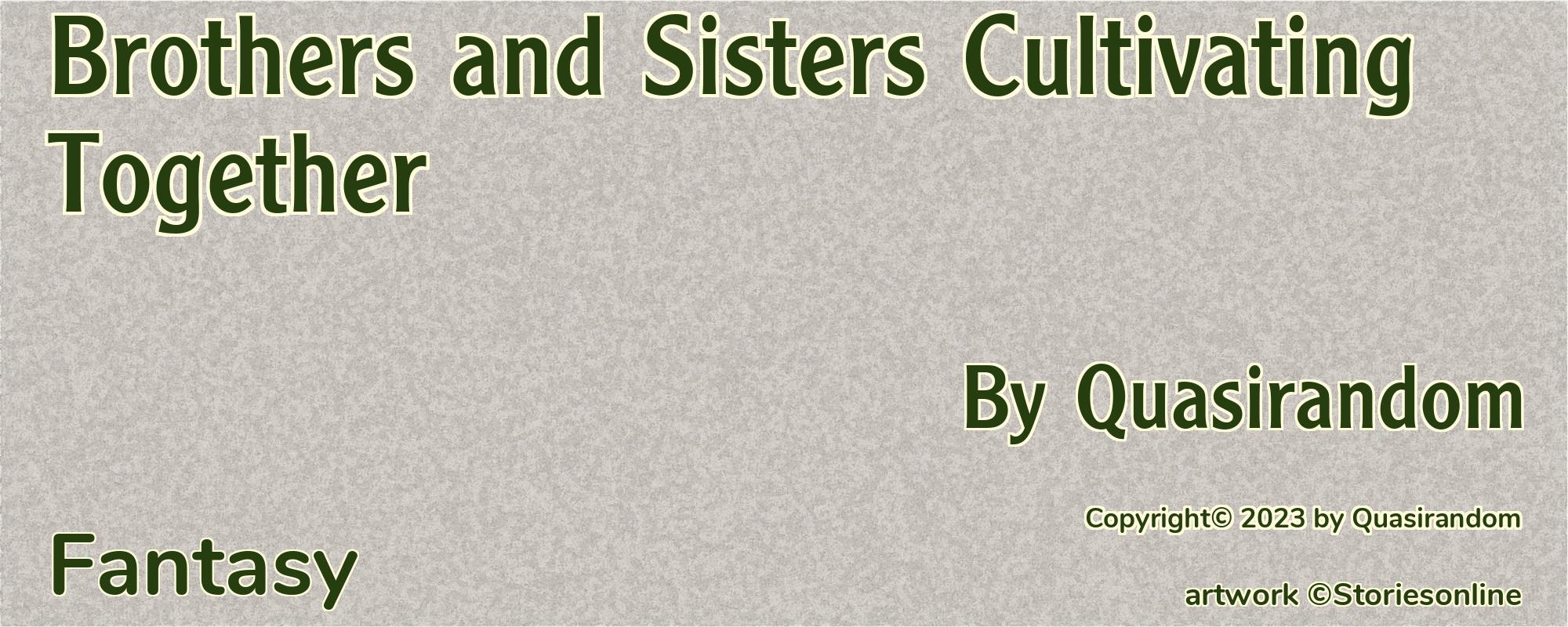 Brothers and Sisters Cultivating Together - Cover