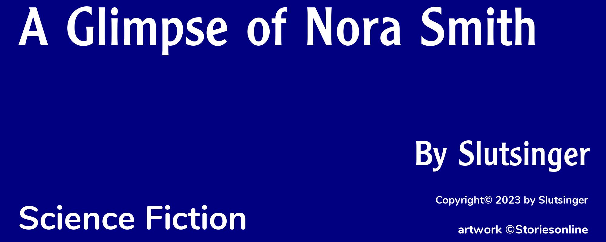 A Glimpse of Nora Smith - Cover