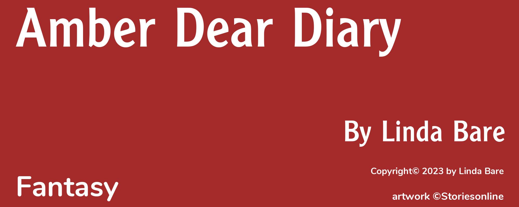 Amber Dear Diary - Cover