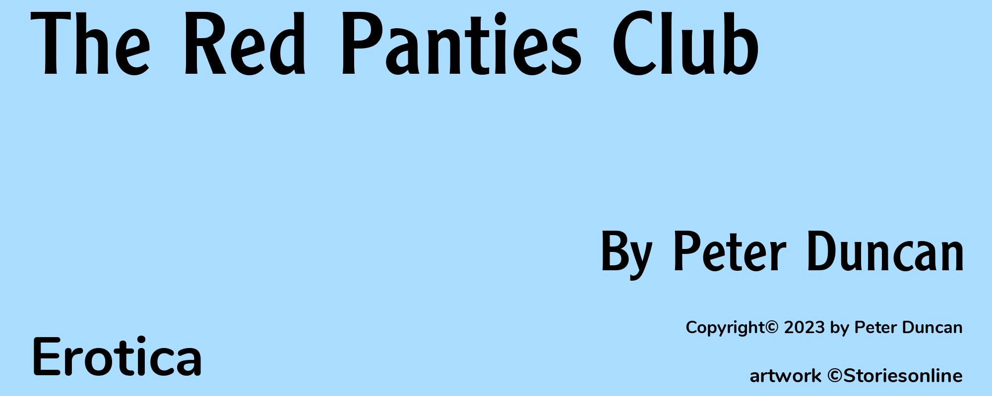 The Red Panties Club - Cover