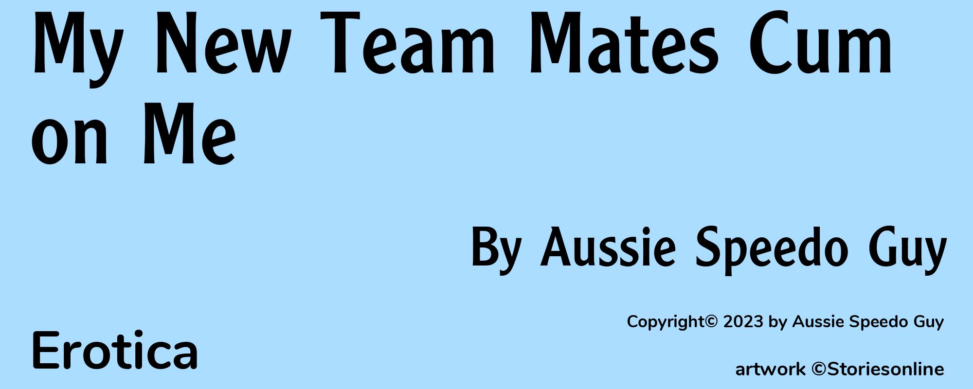 My New Team Mates Cum on Me - Cover