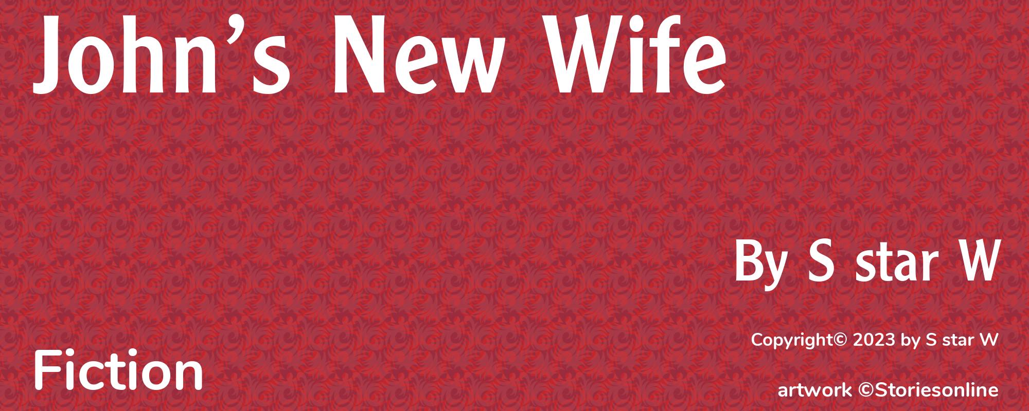 John’s New Wife - Cover