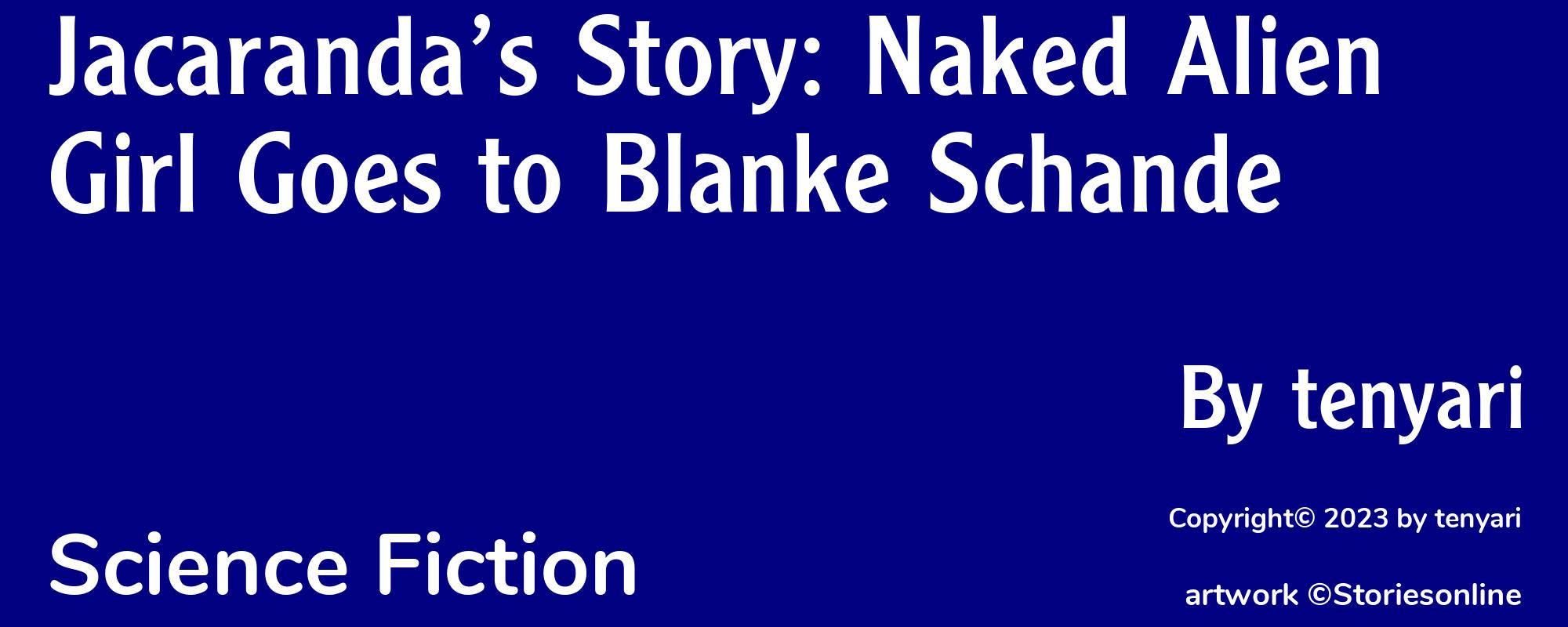 Jacaranda’s Story: Naked Alien Girl Goes to Blanke Schande - Cover