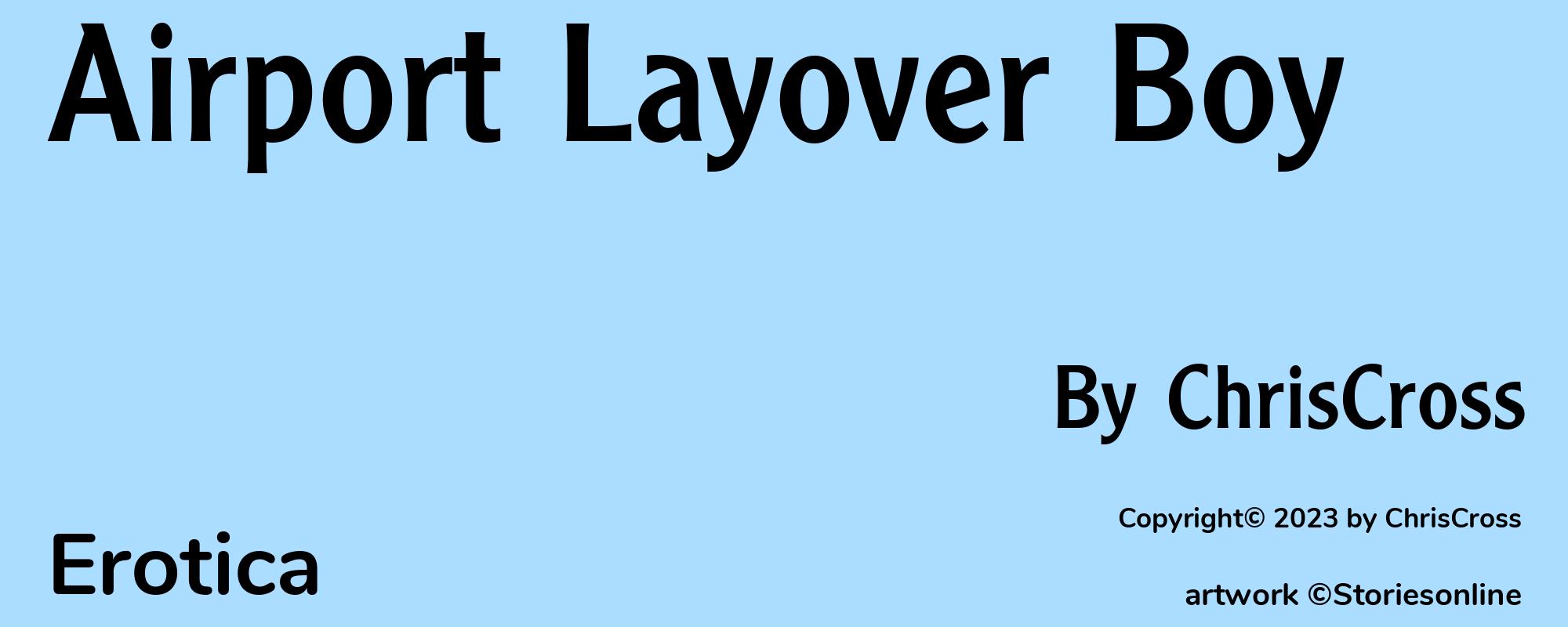 Airport Layover Boy - Cover