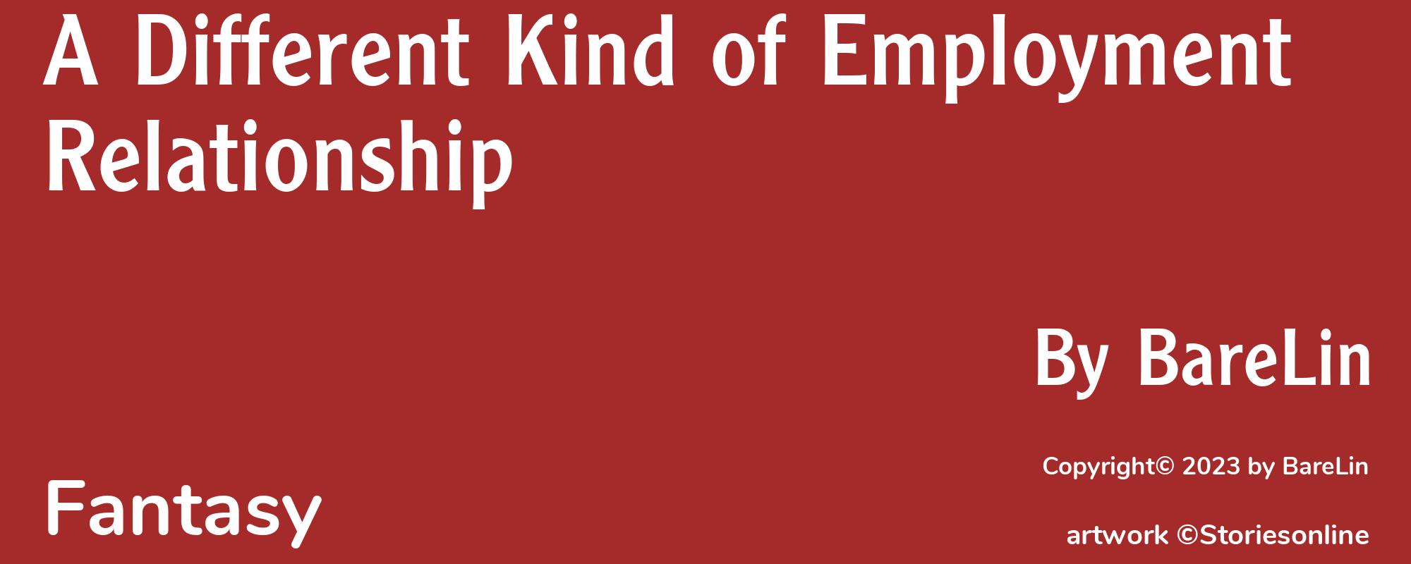 A Different Kind of Employment Relationship - Cover