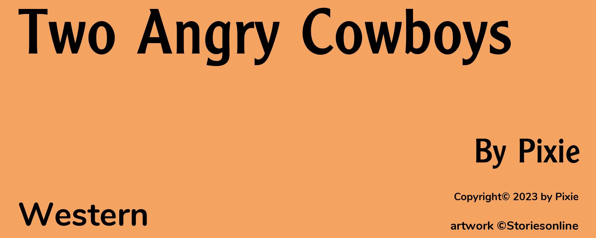 Two Angry Cowboys - Cover