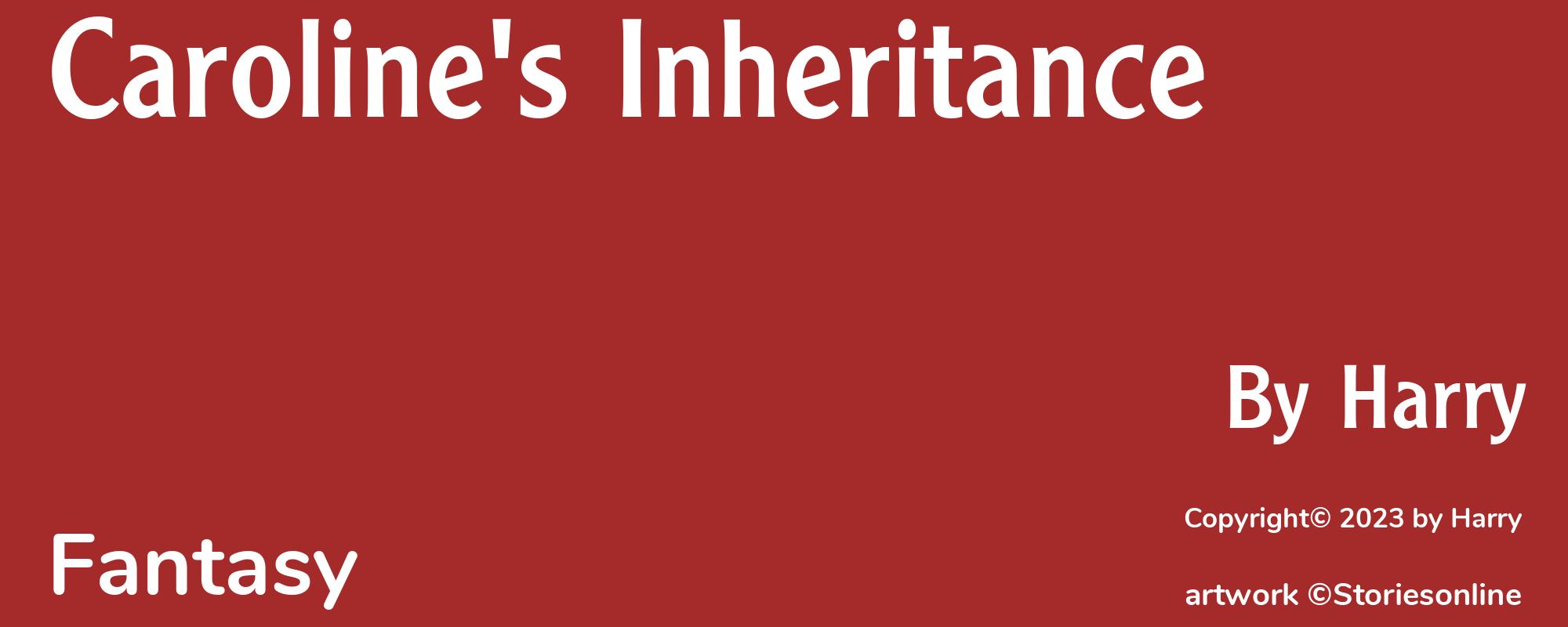 Caroline's Inheritance - Cover